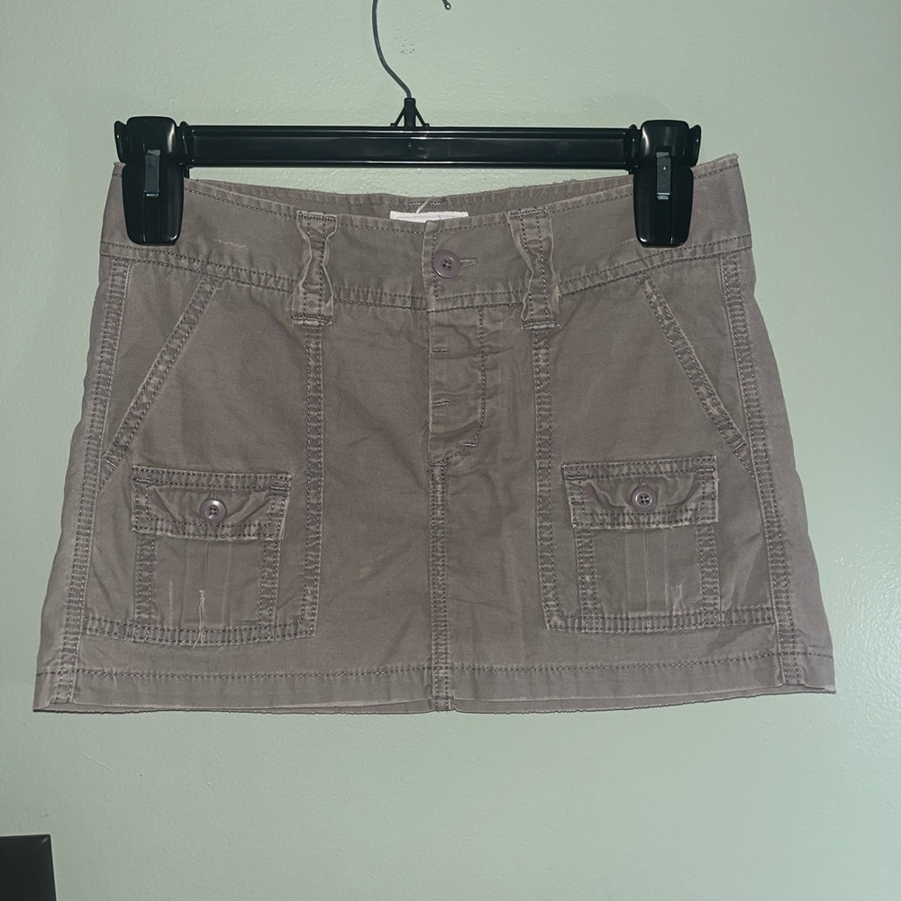 American Eagle Outfitters gray/khaki Mini Skirt, size 0